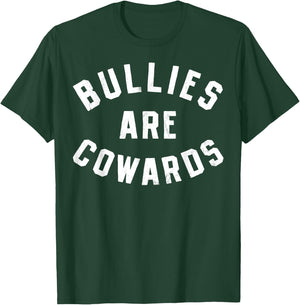 Bullies Are Cowards Be Kind Inspirational Kindness Retro T-Shirt - T-Shirt | Forest