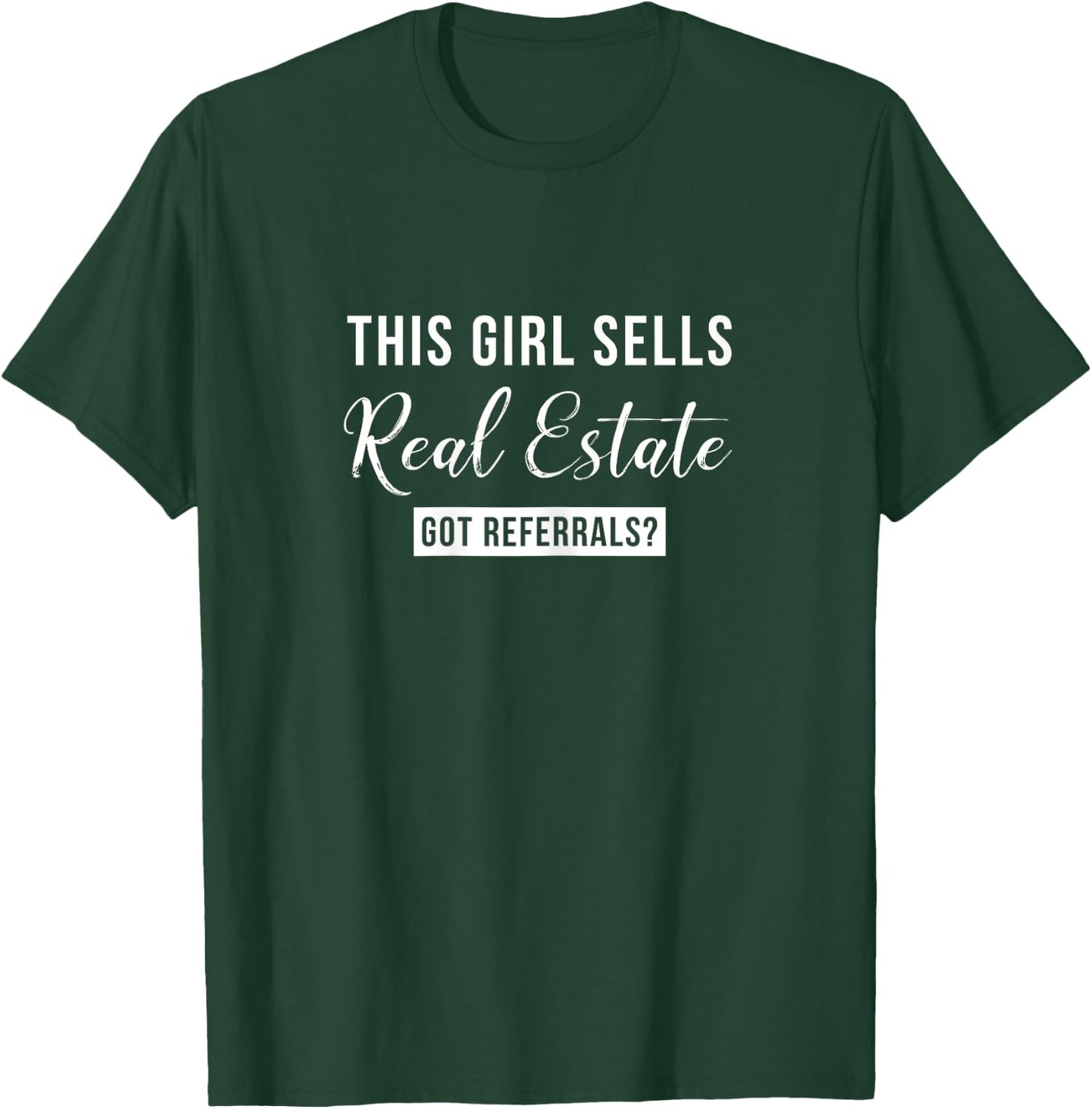 Real Estate Agent Shirt - This Girl Sells Real Estate T-Shirt - T-Shirt | Forest