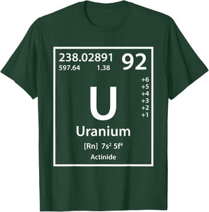 Uranium Element (white) T-Shirt - T-Shirt | Forest