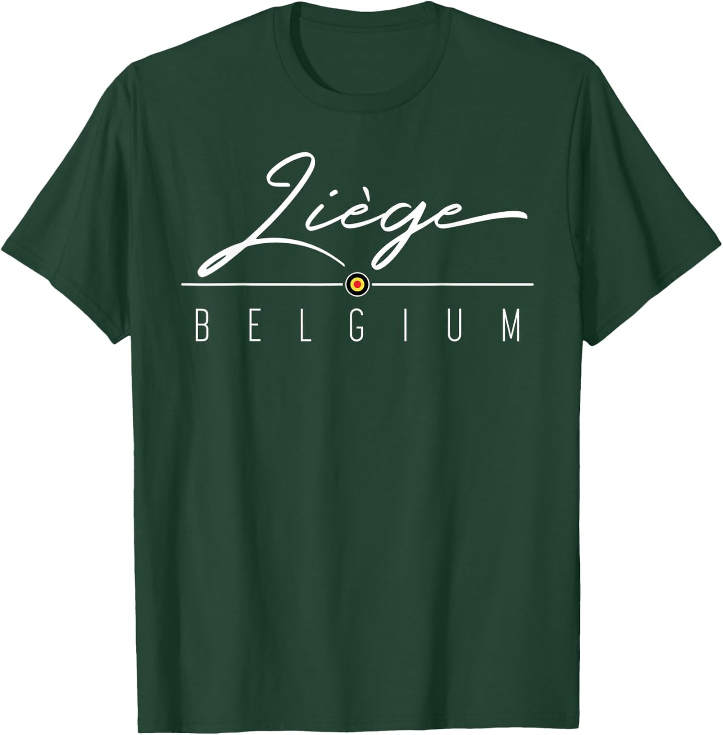 Liege Belgium Shirt , Men, Girls & Boys T-Shirt - T-Shirt | Forest