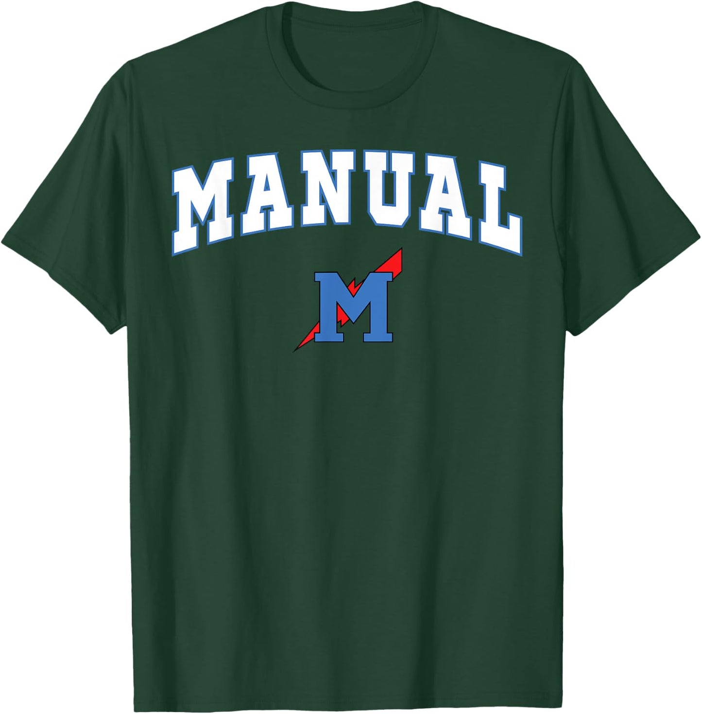 Manual High School Thunderbolts T-Shirt - T-Shirt | Forest