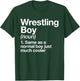 Wrestling Boy Definition Funny Sports T-Shirt - T-Shirt | Forest