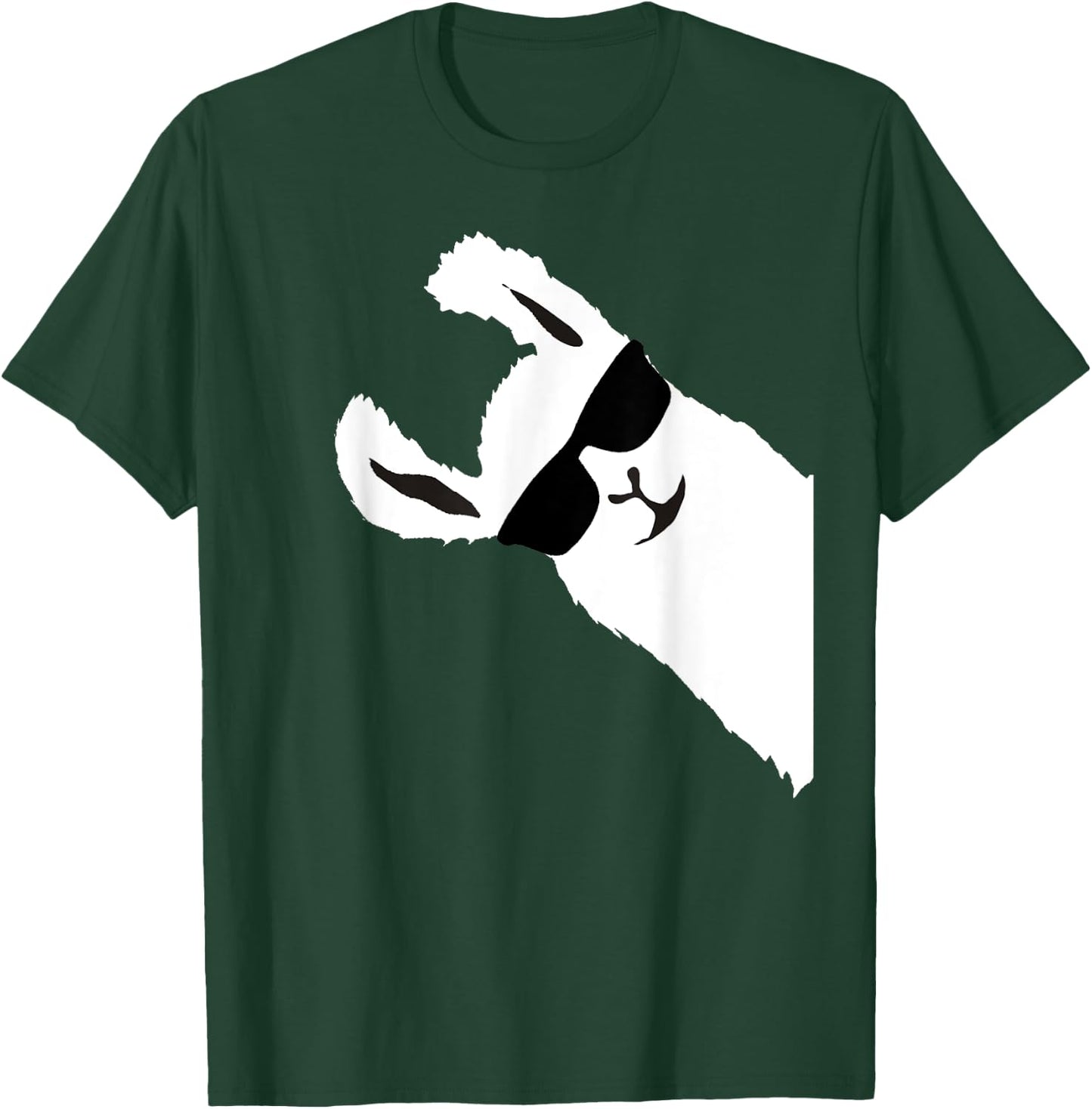Funny Llama Alpaca With Sunglasses T-Shirt - T-Shirt | Forest