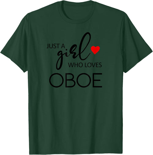 Just A Girl Who Loves Oboe - Music Oboe