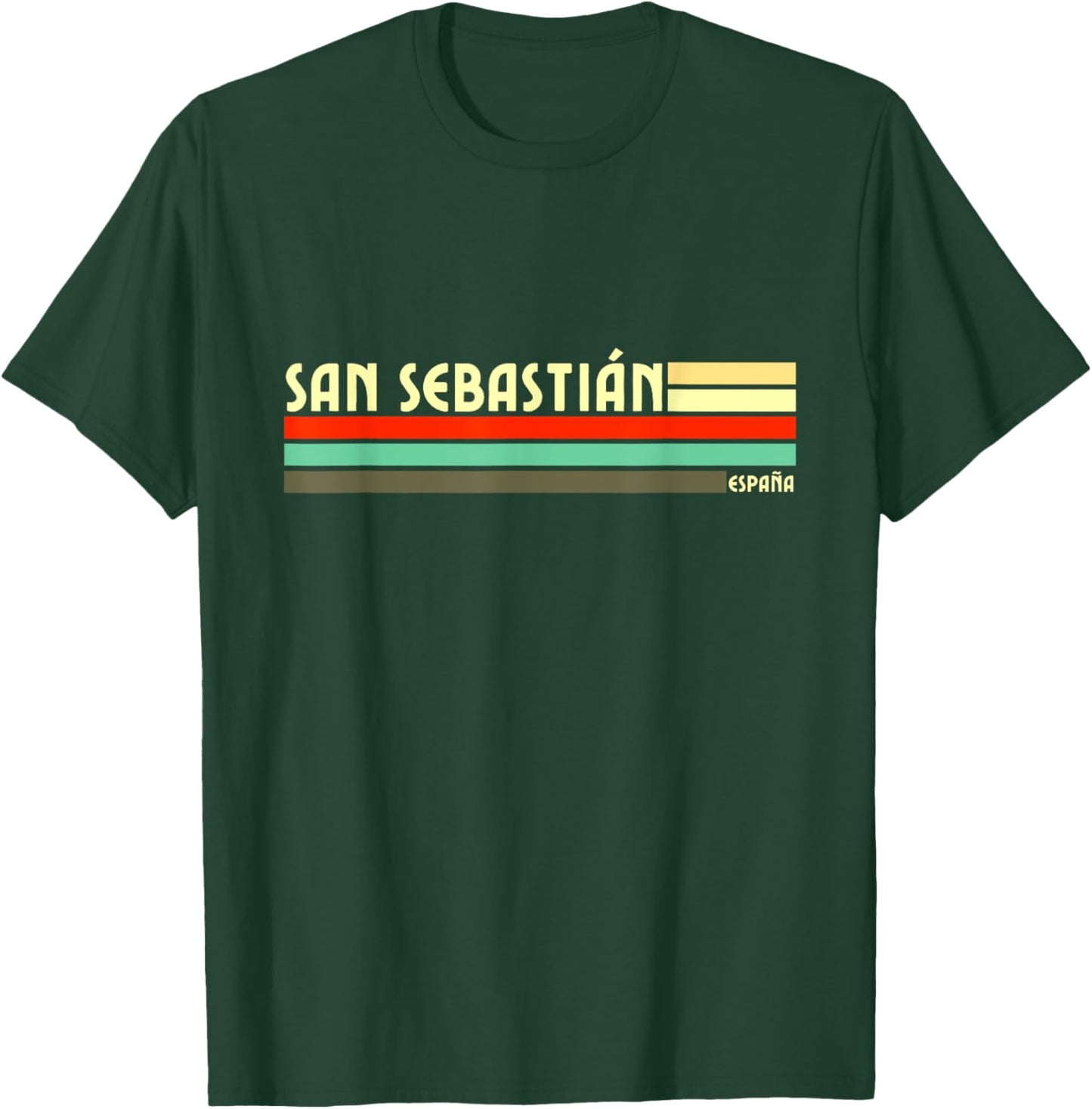 Retro Vintage San Sebastián T-Shirt - T-Shirt | Forest