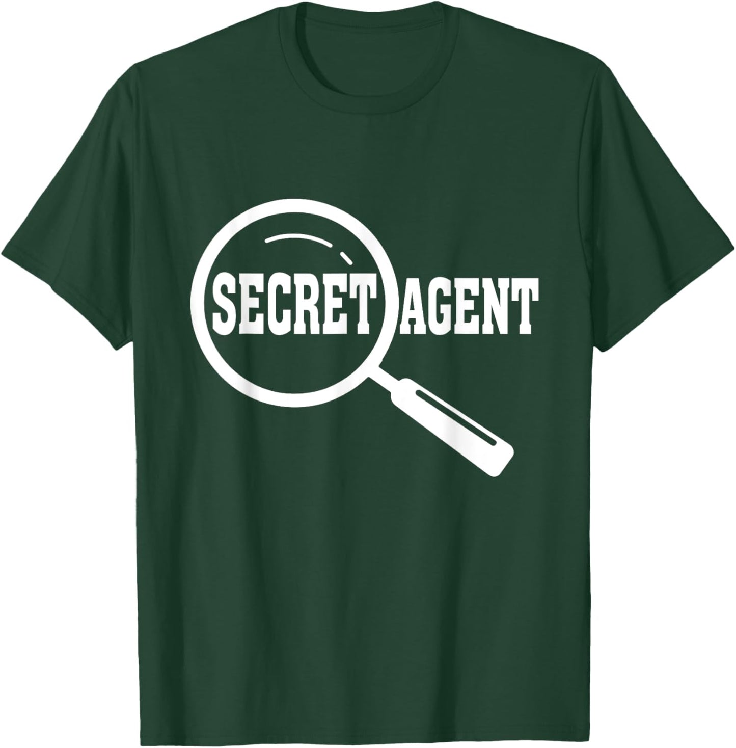 Secret Agent Inspector Spy Police Detective Investigator T-Shirt - T-Shirt | Forest