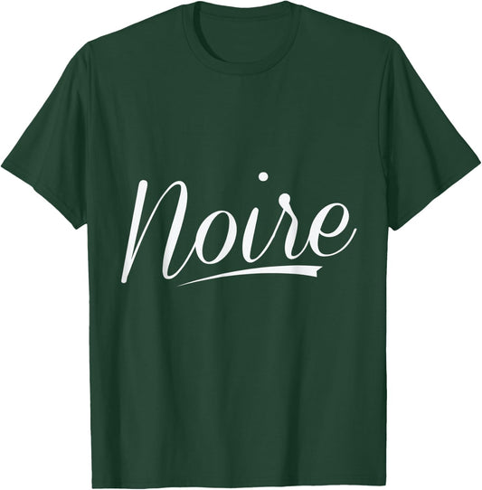 Classic Black and White French Vibe T-Shirt - T-Shirt | Forest