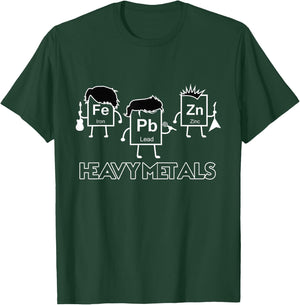 Heavy Metals Periodic Table Funny Science Chemistry Gift T-Shirt - T-Shirt | Forest