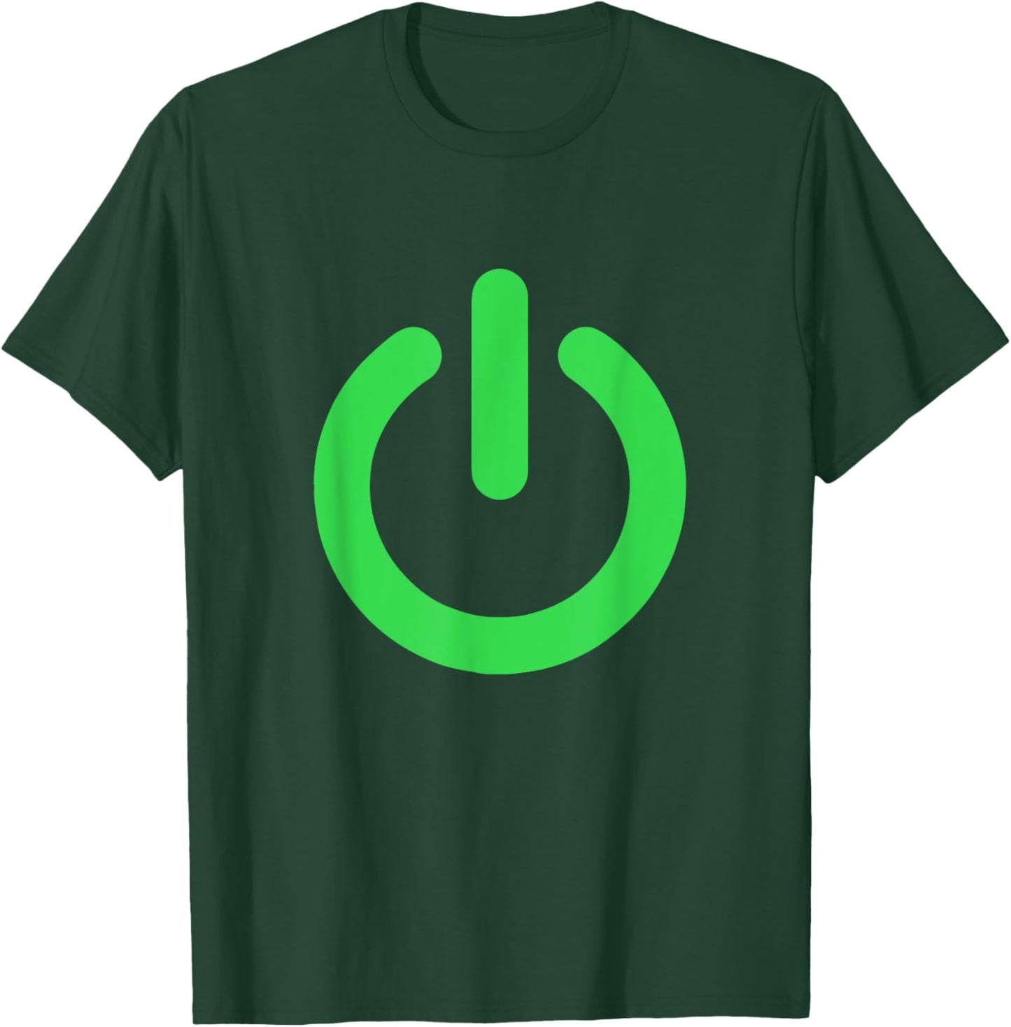 Power Button & Gifts Power Button T-Shirt - T-Shirt | Forest