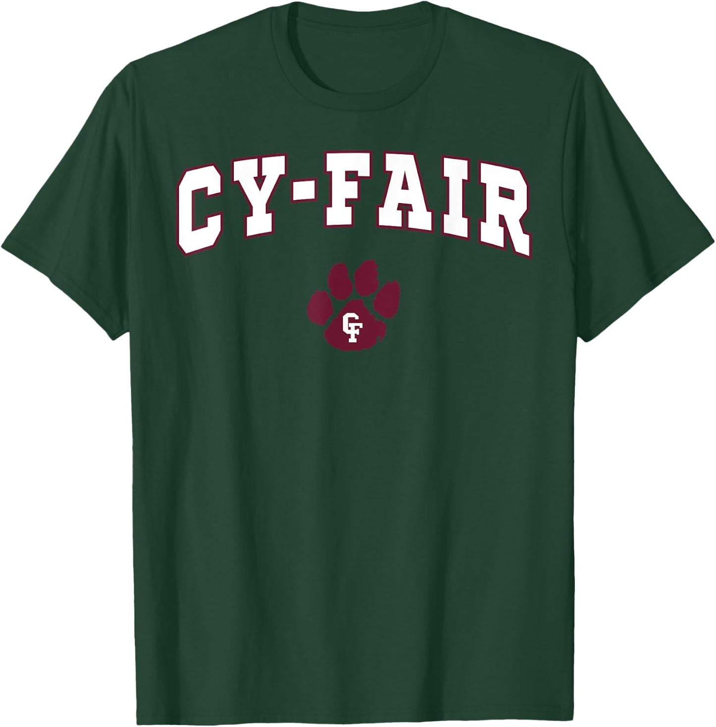 Cy-Fair High School Bobcats C2 T-Shirt - T-Shirt | Forest