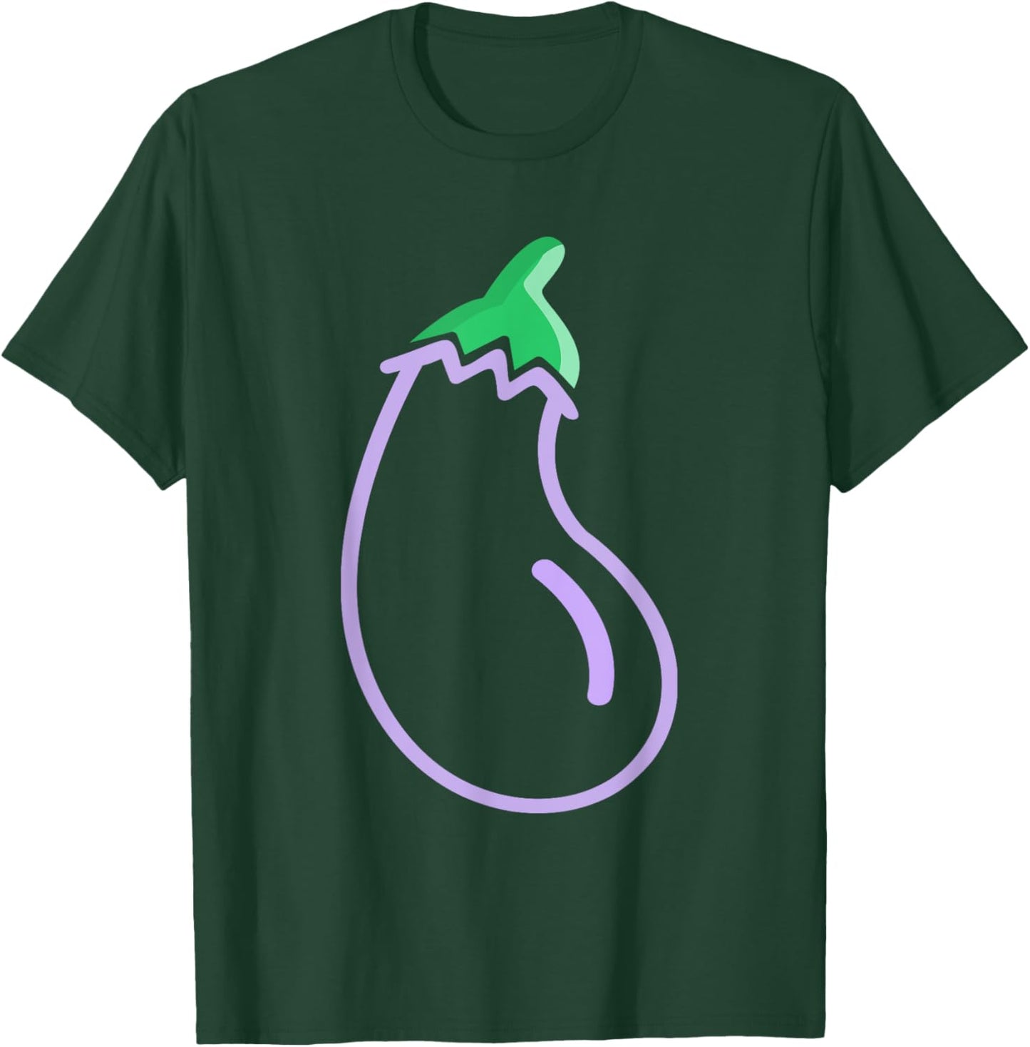 Eggplant costume Vegetable Vegan Adult Women Men Kids T-Shirt - T-Shirt | Forest