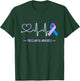 Preeclampsia Awareness Heartbeat Ribbon T-Shirt - T-Shirt | Forest
