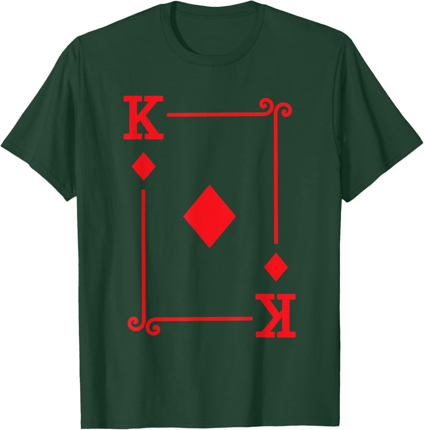 King Diamonds Card Costume - Playing Cards - King Diamonds T-Shirt - T-Shirt | Forest