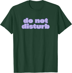 Oversized Do Not Disturb Gym Pump Cover to Focus T-Shirt - T-Shirt | Forest