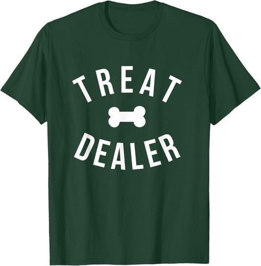 Dog Treat Dealer Cute Dog Bone Design for Trainers Women T-Shirt - T-Shirt | Forest