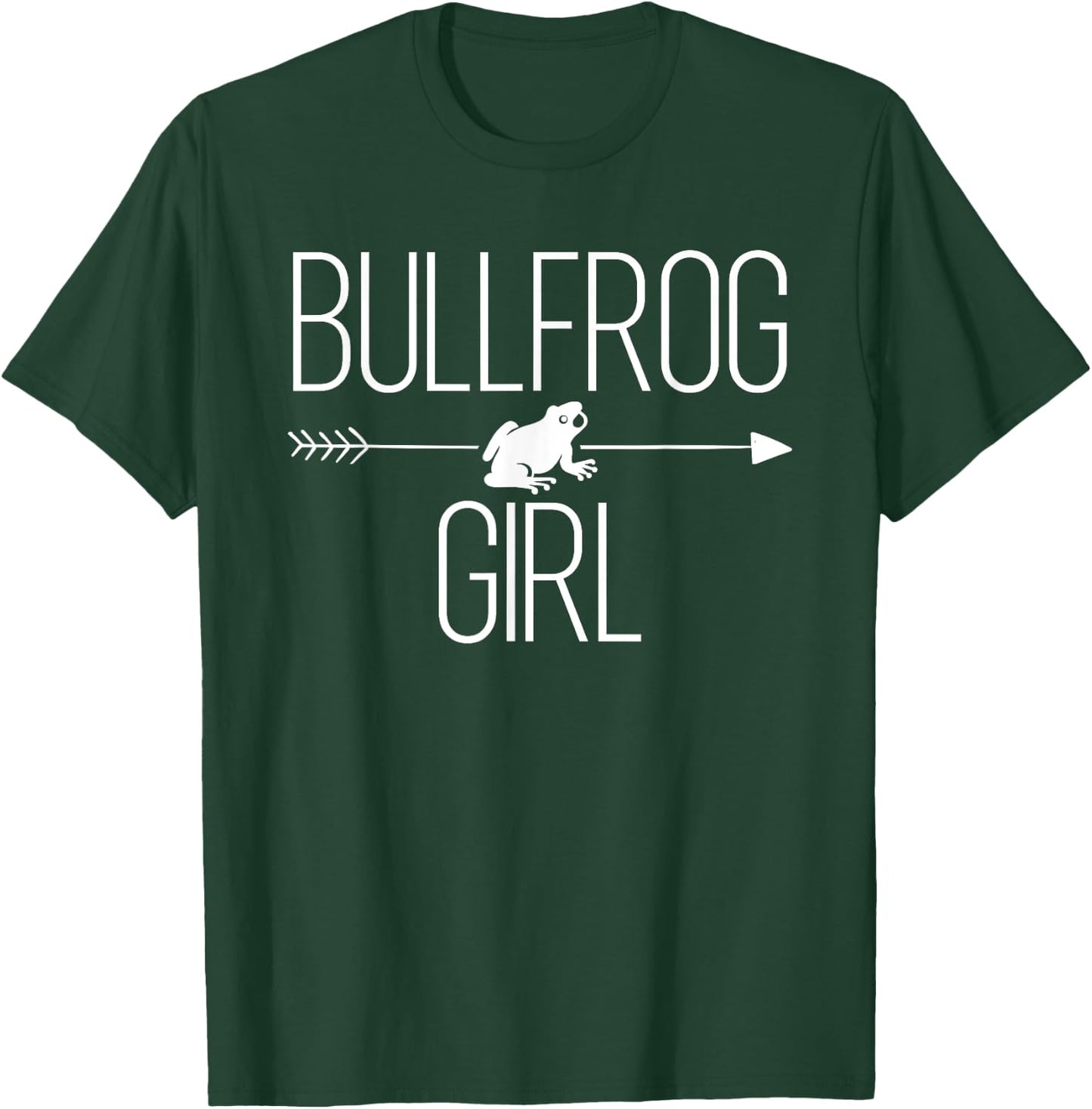 Bullfrog Girl Gift Toad Animal Lover T-Shirt - T-Shirt | Forest