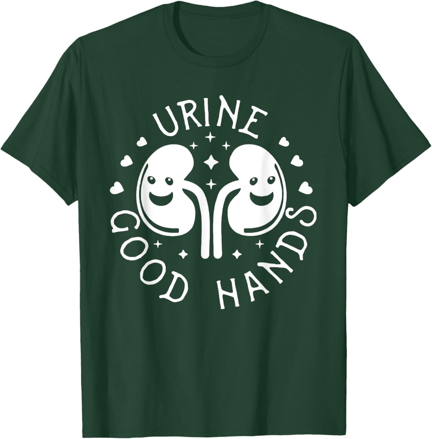 Urine good hand Funny design T-Shirt - T-Shirt | Forest
