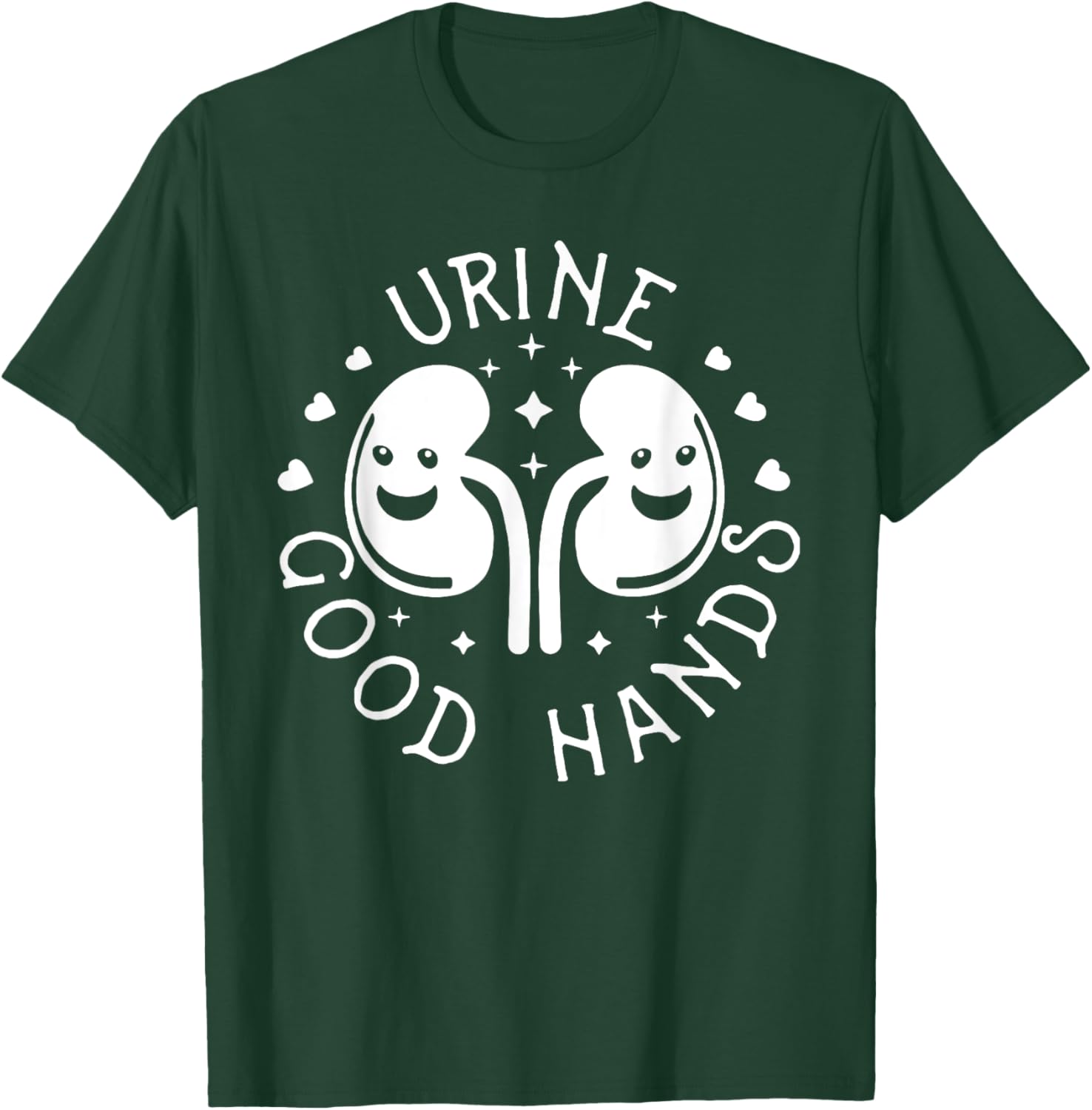 Urine good hand Funny design T-Shirt - T-Shirt | Forest