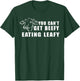 Funny Cow You Can't Get Beefy Eating Leafy T-Shirt - T-Shirt | Forest