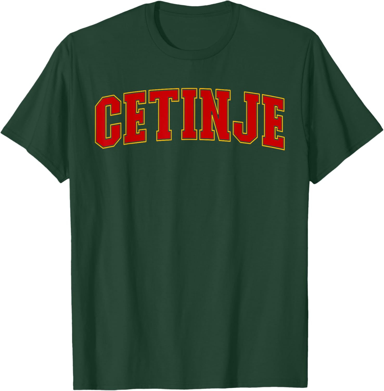 Cetinje Montenegro Souvenir Proud Montenegrin Lover Cetinje T-Shirt - T-Shirt | Forest