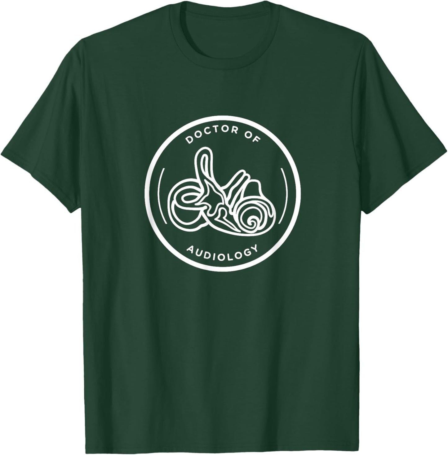 Doctor of Audiology Cochlea Inner Ear AuD T-Shirt - T-Shirt | Forest
