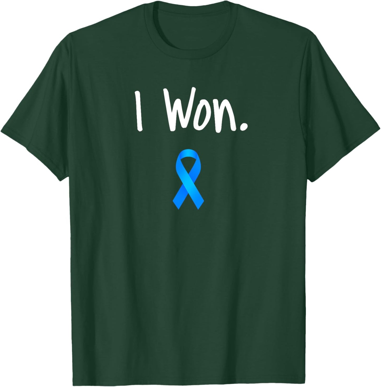 Prostate Survivor, I Won Prostate Awareness T-Shirt - T-Shirt | Forest