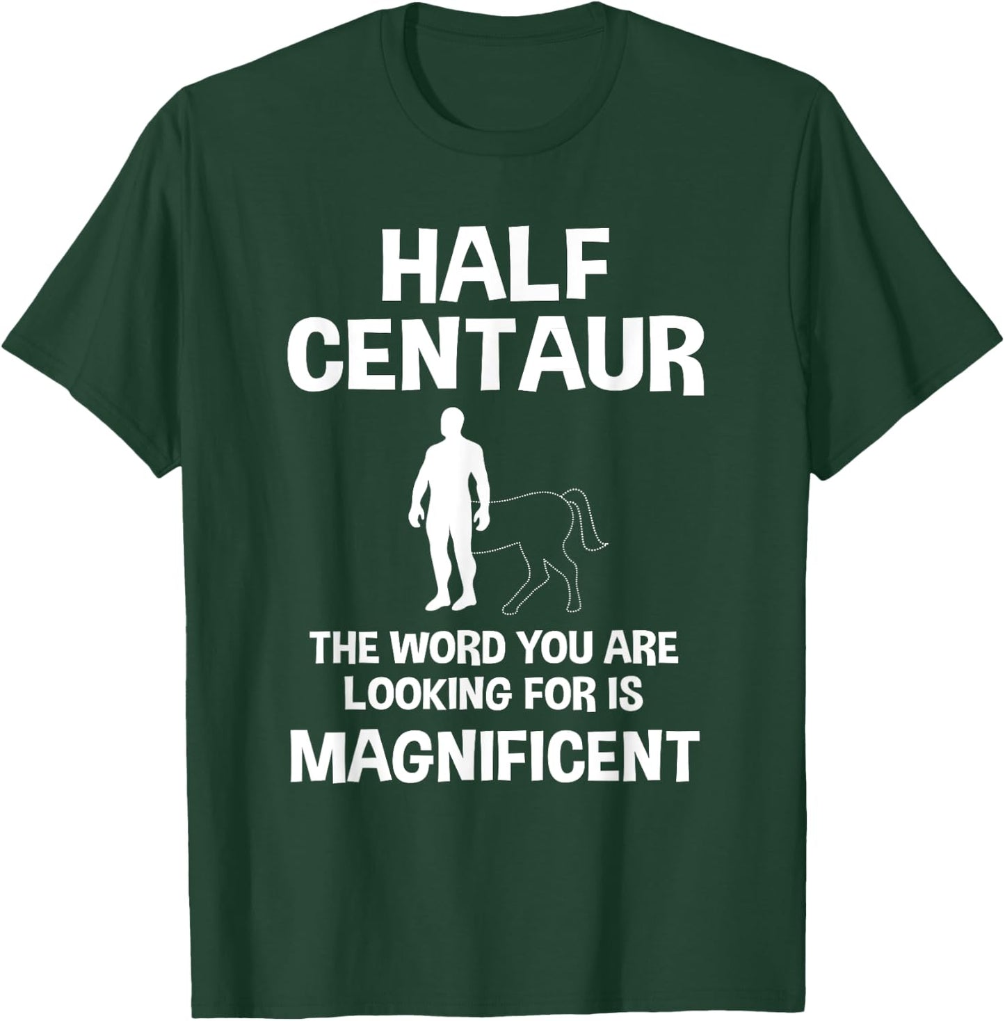 Half Man Half Horse Funny Centaur T-Shirt - T-Shirt | Forest