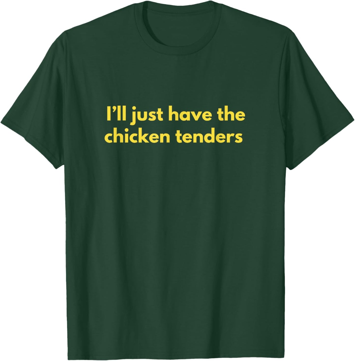 Ushi -Adults Black Chicken Fingers T-Shirt - T-Shirt | Forest