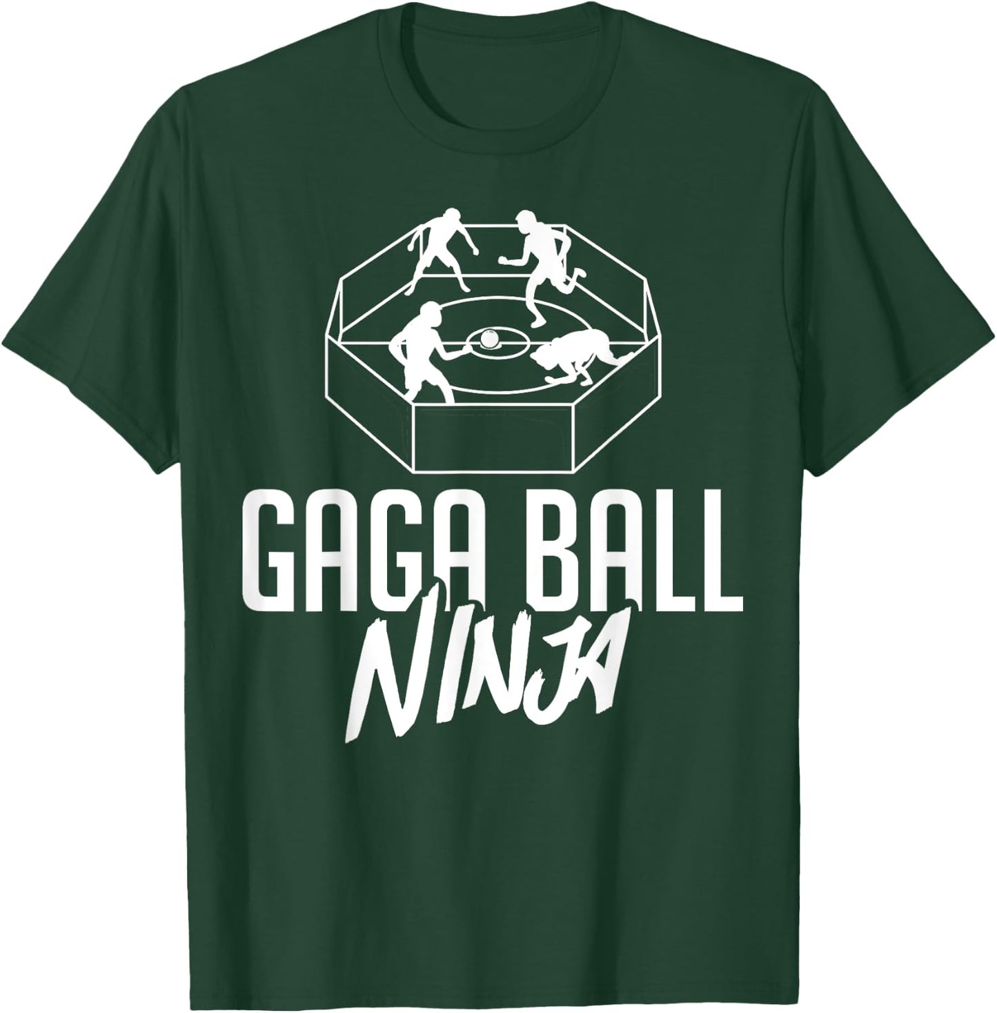 Gaga Ball Pit Kit Dodgeball Game T-Shirt - T-Shirt | Forest