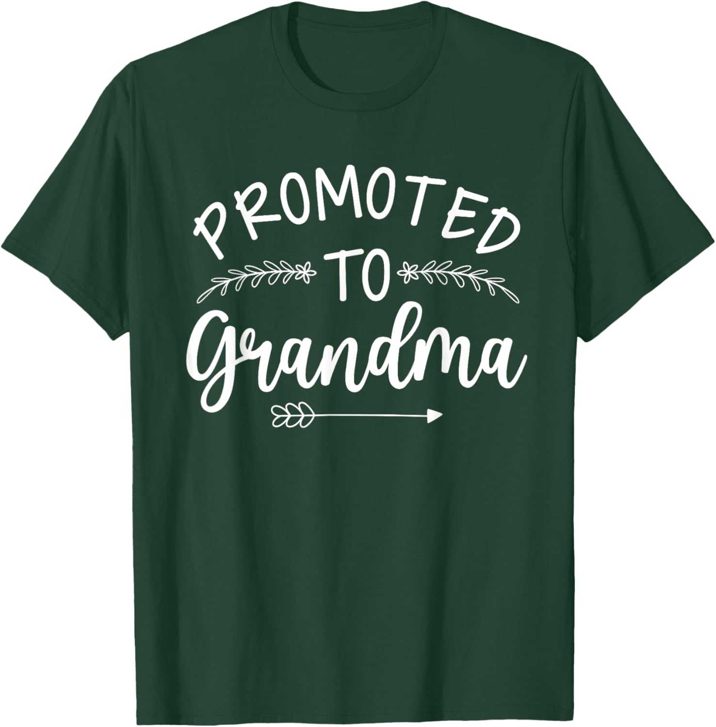 Promoted To Grandma Art For Mom Women New Grandmother To Be T-Shirt - T-Shirt | Forest