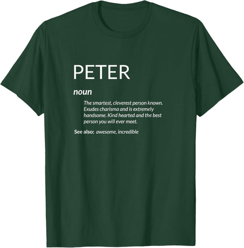 Peter Is The Best Funny Name Definition Pete Peter