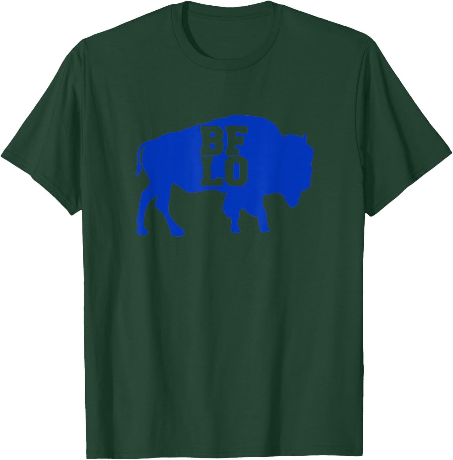 BFLO Buffalo NY Blue Graphic T-Shirt - T-Shirt | Forest