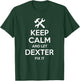Custom Christmas Fathers Day Engineer Name Dexter Fix Quote Funny Birthday Personalized Name Gift T-Shirt - T-Shirt | Forest