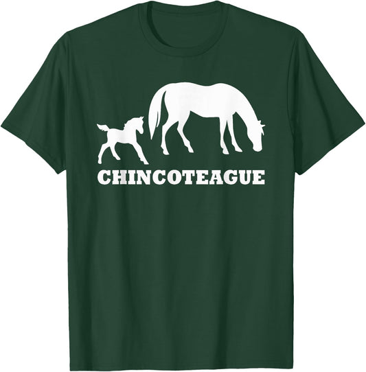 Chincoteague Ponies T-Shirt - T-Shirt | Forest