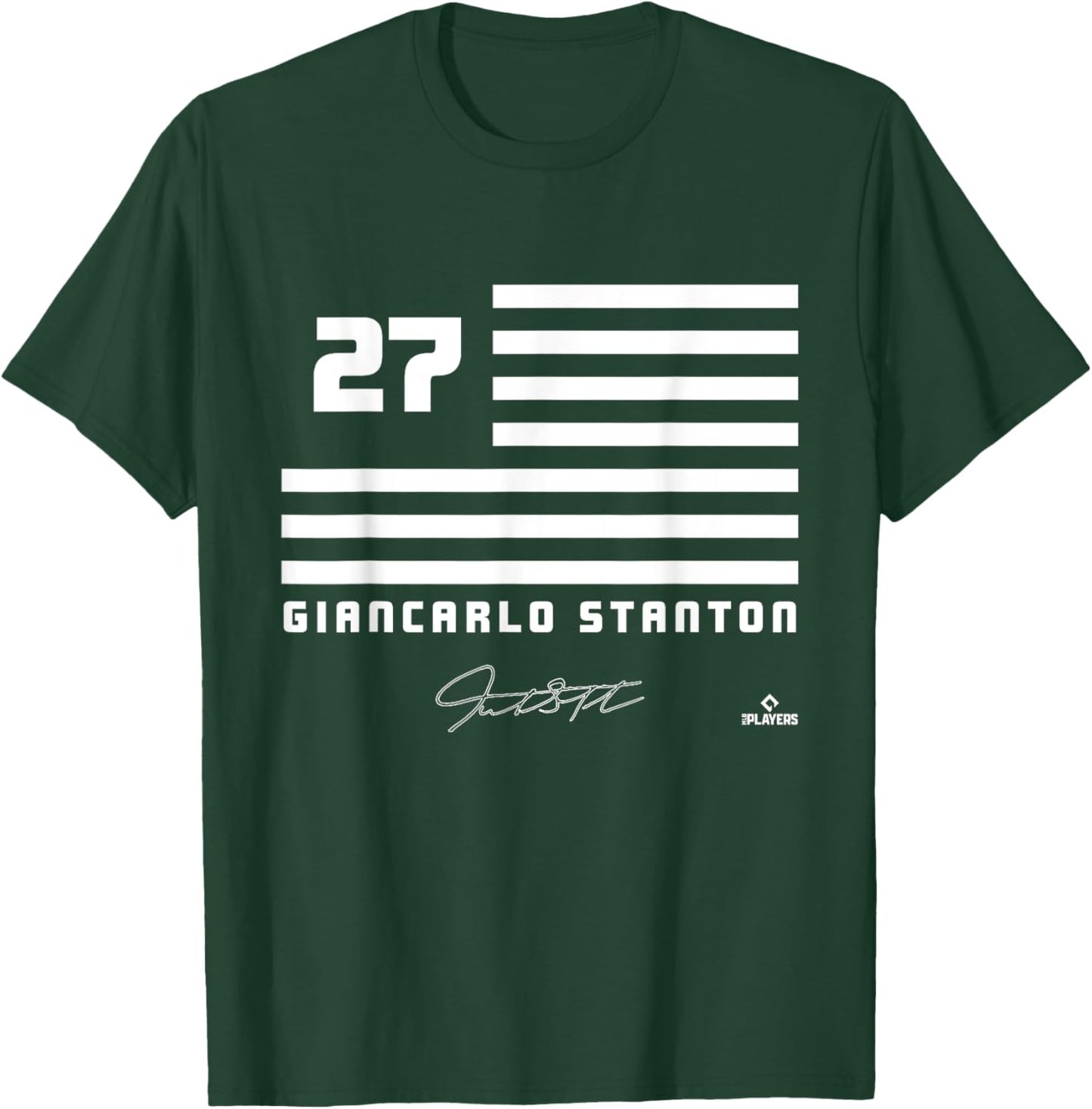 Giancarlo Stanton Flag Name T-Shirt - T-Shirt | Forest
