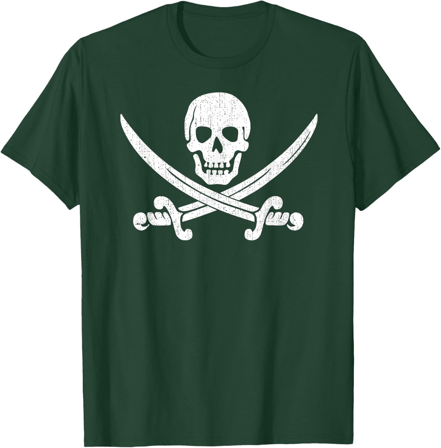 Skull Crossbones Pirate shirts T-Shirt - T-Shirt | Forest
