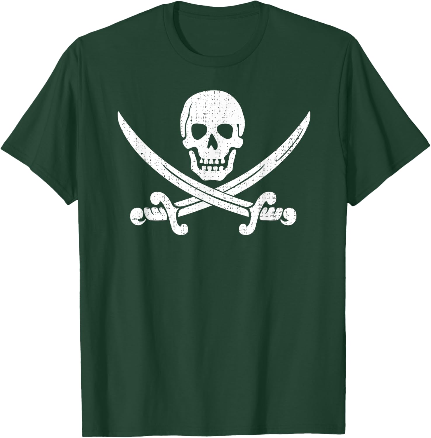 Skull Crossbones Pirate shirts T-Shirt - T-Shirt | Forest