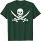 Skull Crossbones Pirate shirts T-Shirt - T-Shirt | Forest