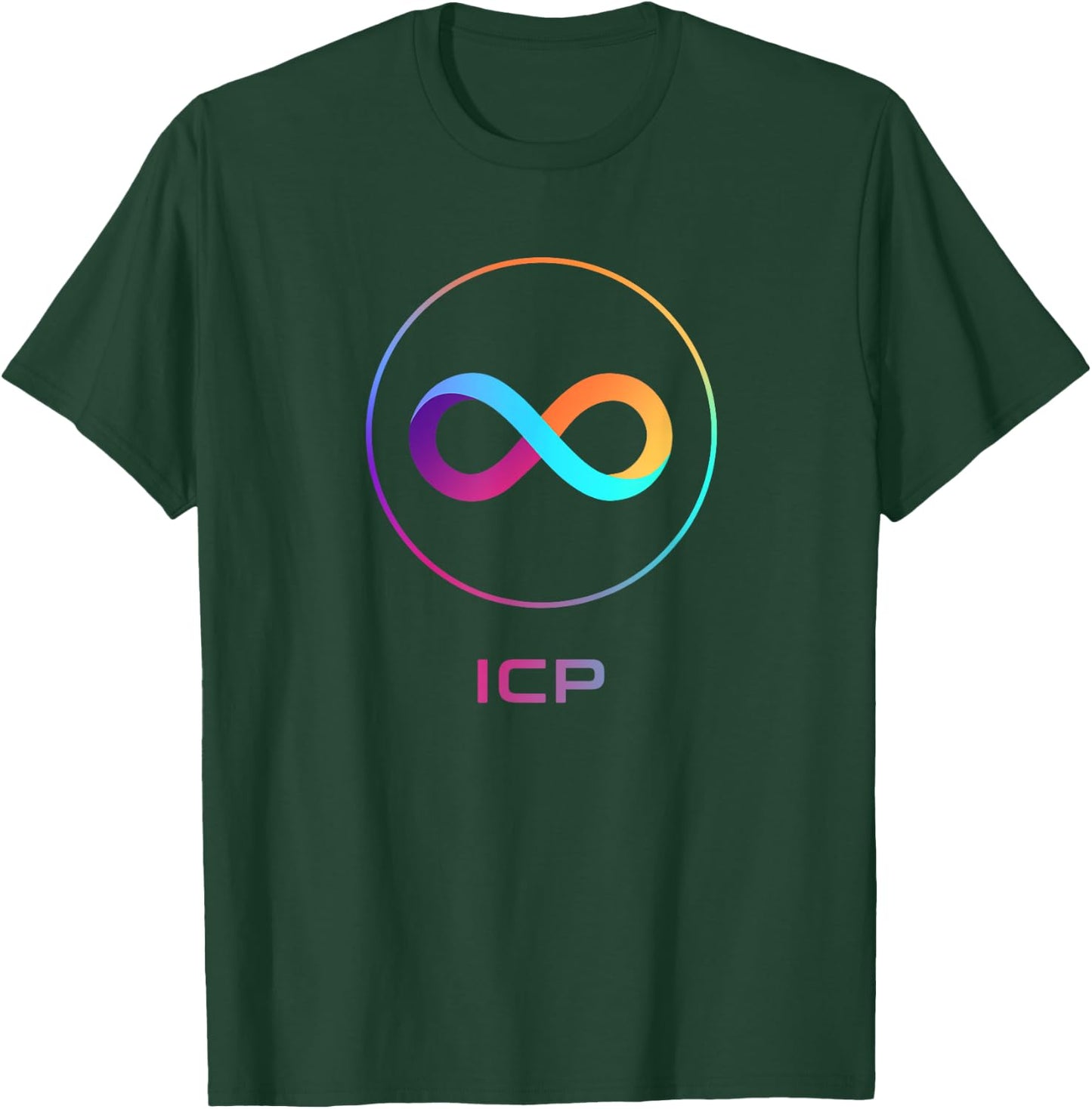ICP Crypto DFINITY Internet Computer Cryptocurrency Token T-Shirt - T-Shirt | Forest