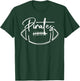 Pirate Pride Football Mom Pirates School Spirit Sports T-Shirt - T-Shirt | Forest