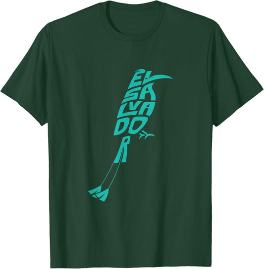 El Salvador Motmot Bird Word Art - Funny Animal T-Shirt - T-Shirt | Forest