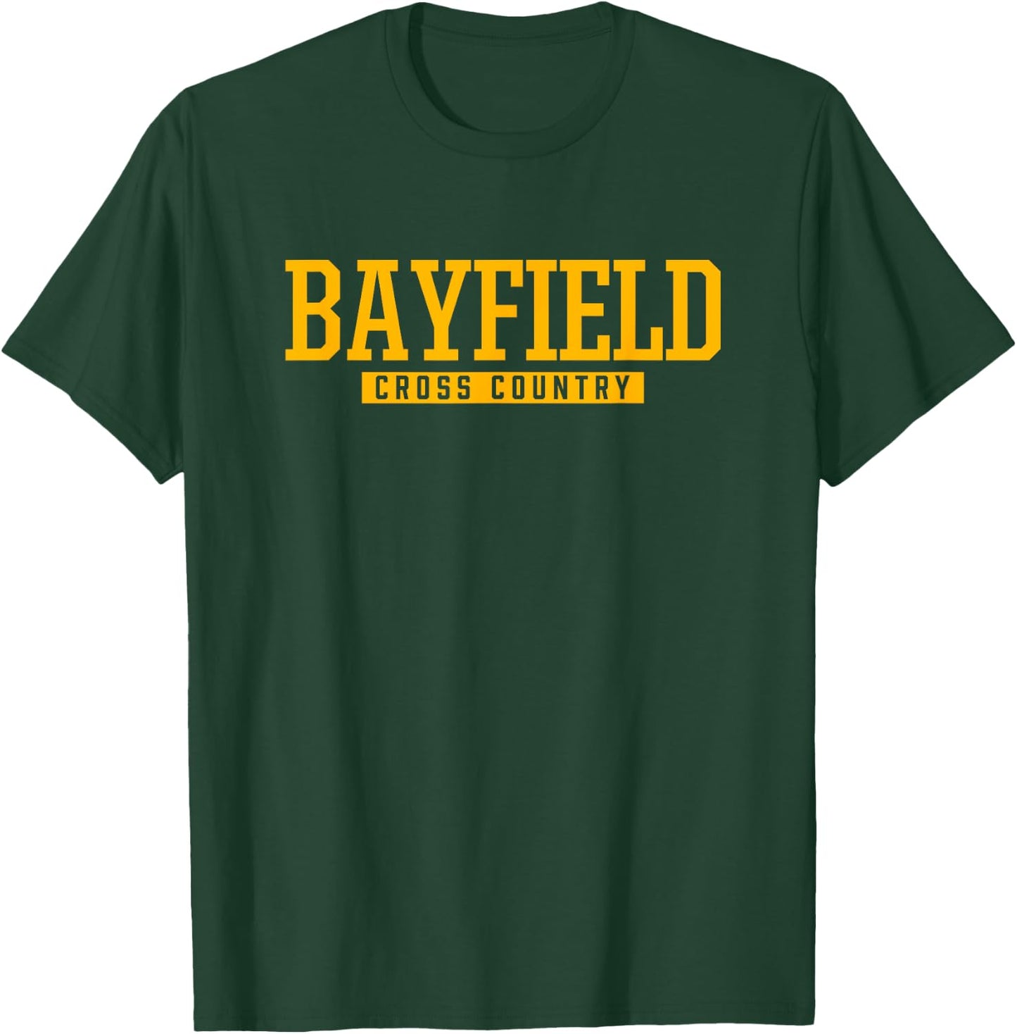 Bayfield High School Cross Country T-Shirt - T-Shirt | Forest