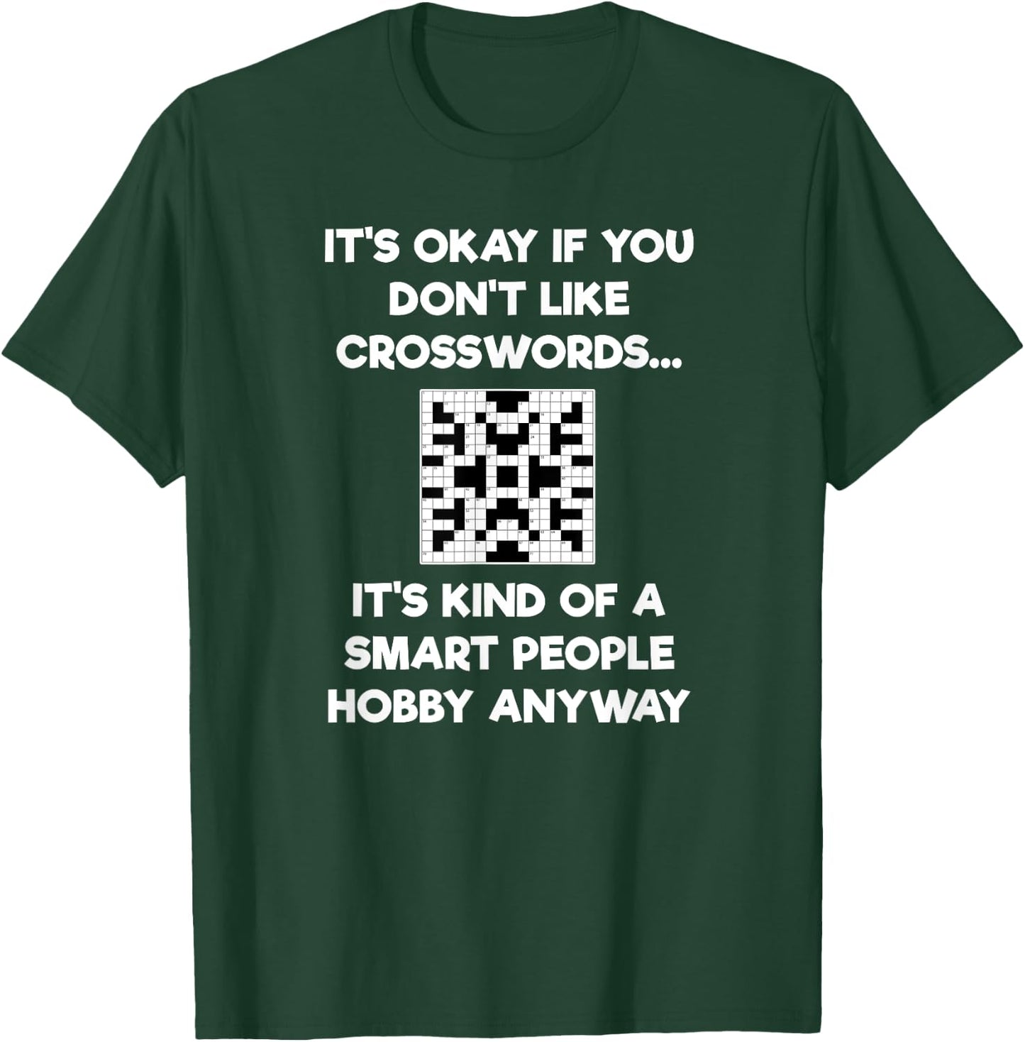 Crossword - Funny Smart People T-Shirt - T-Shirt | Forest