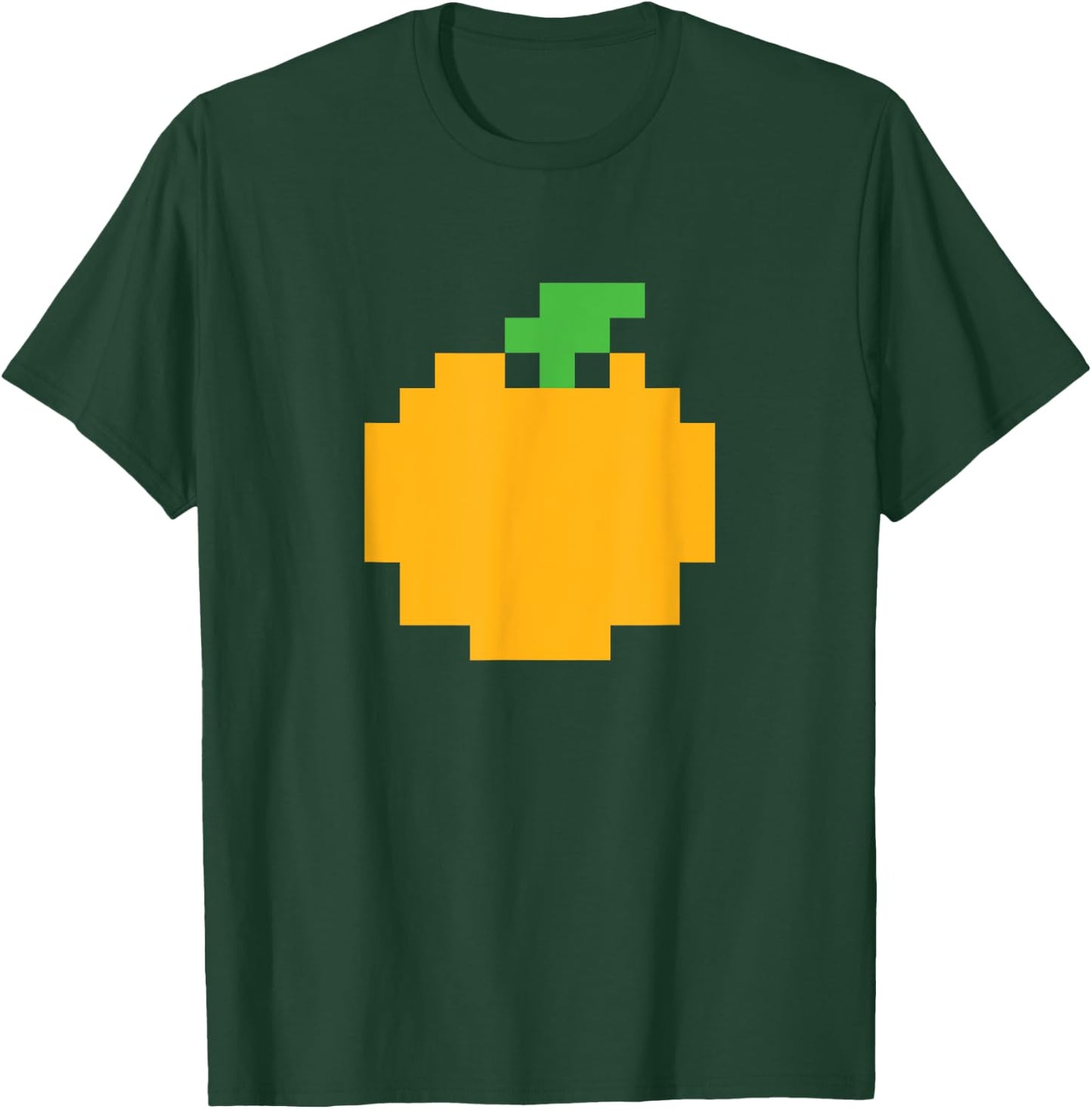 Pixel Orange 80s Video Game Halloween Easy Group Costume T-Shirt - T-Shirt | Forest