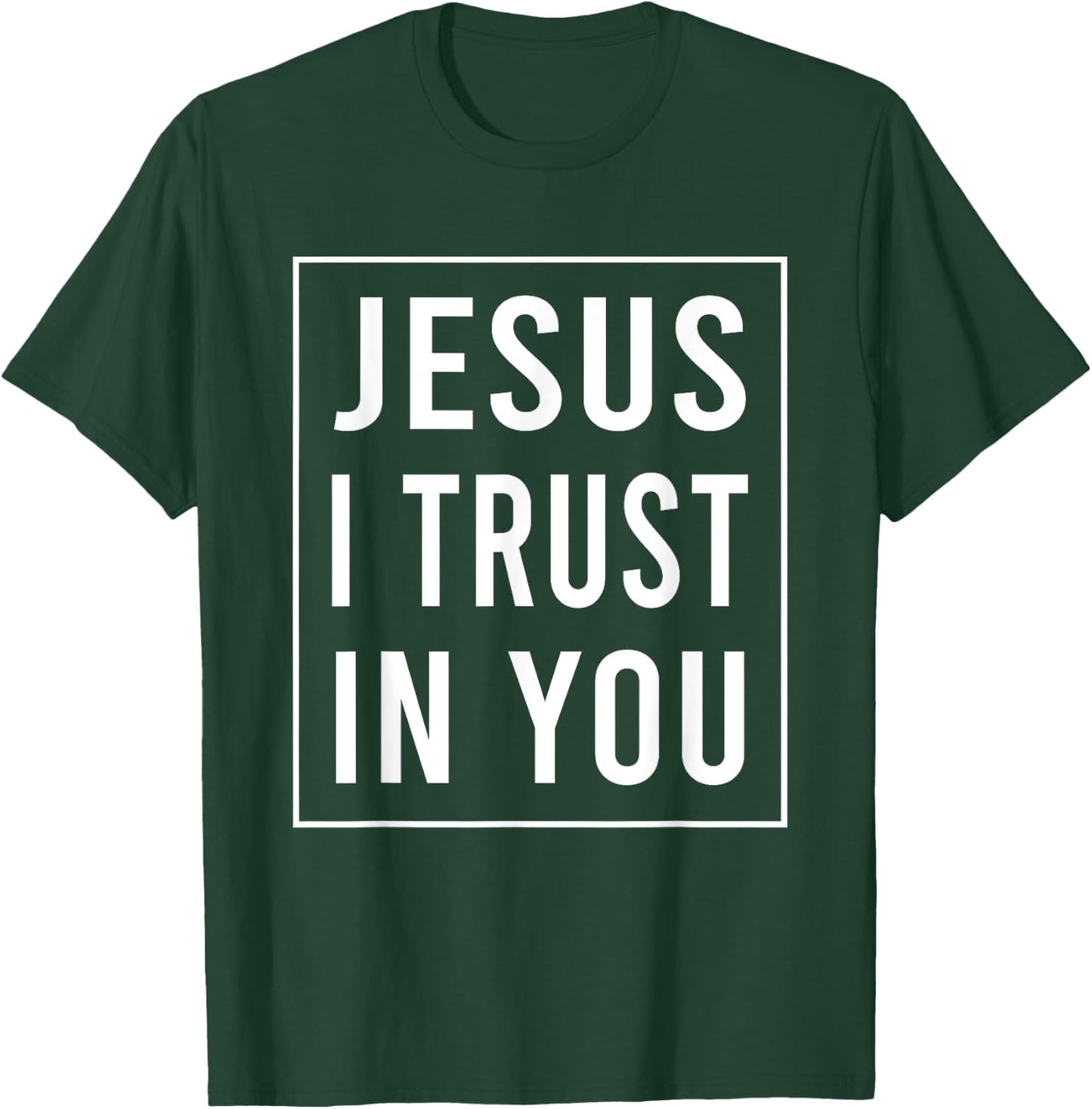 Jesus I Trust In You Divine Mercy Devotion Christian Women T-Shirt - T-Shirt | Forest