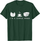 Books Tea Cat T-Shirt - T-Shirt | Forest