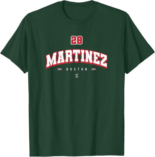 JD Martinez Player Arch Gameday T-Shirt - T-Shirt | Forest