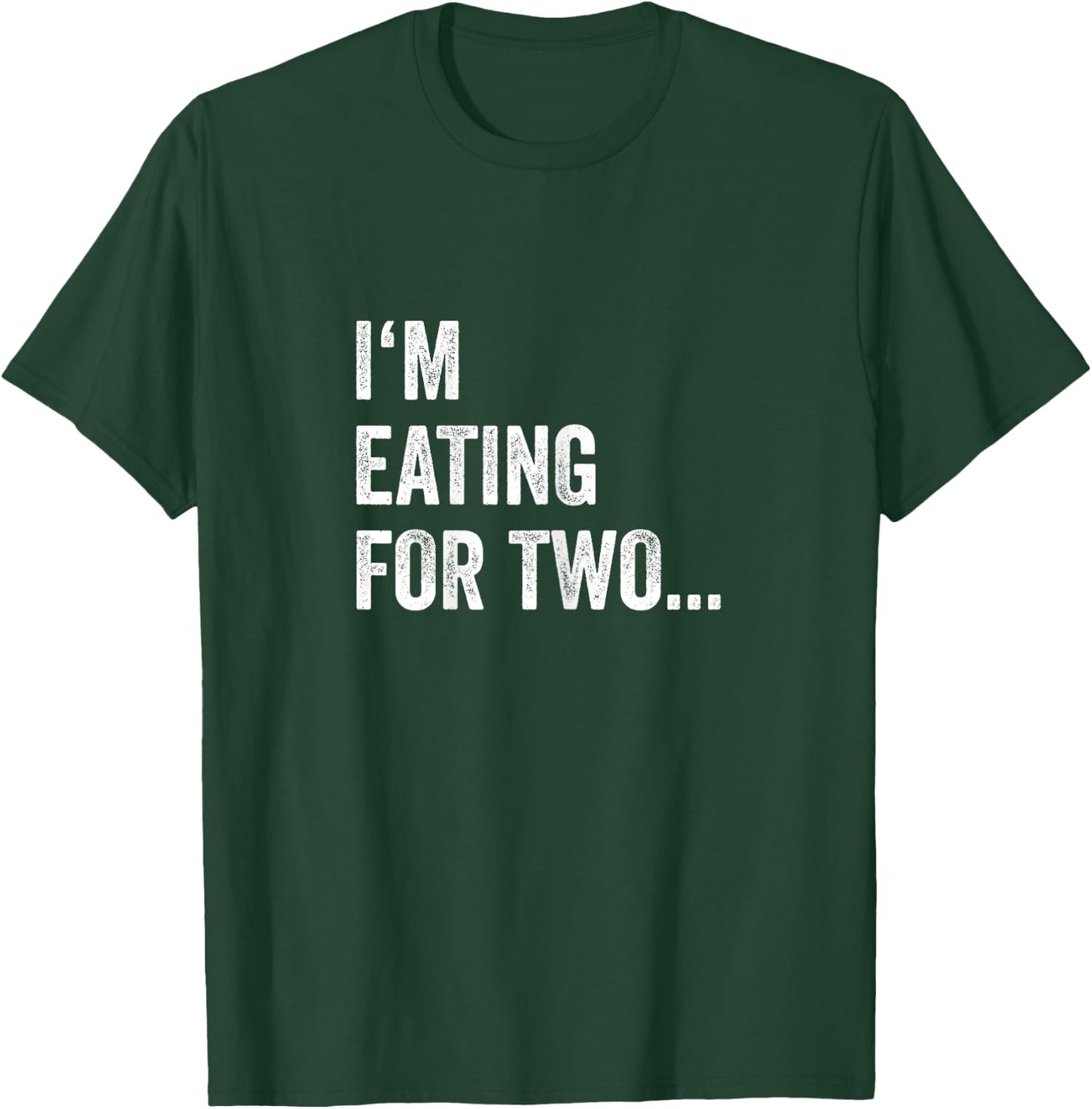 Eating For Two Drinking For Three Couples Shirts | Her T-Shirt - T-Shirt | Forest