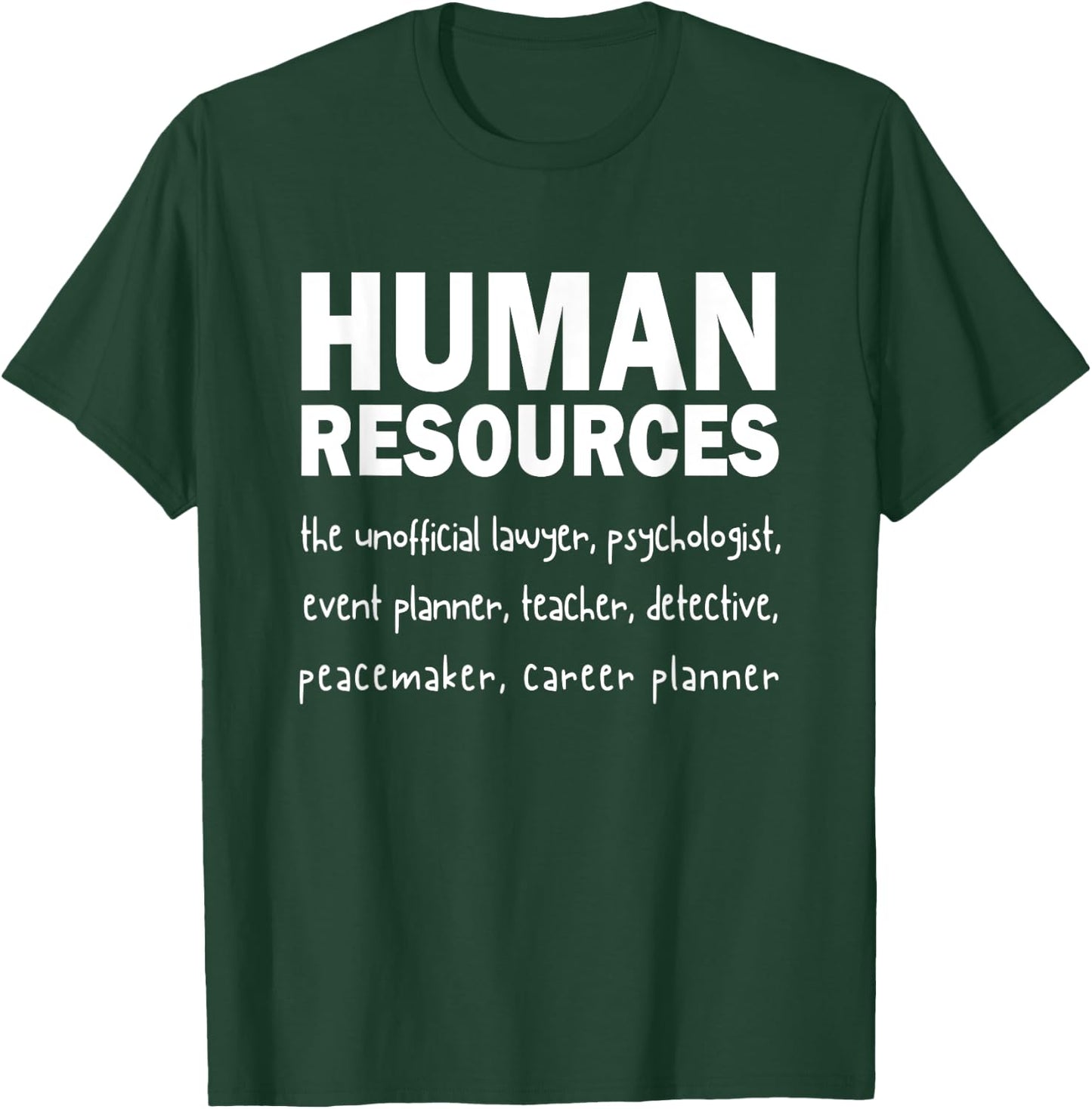Funny Human Resources Gifts Funny Gift HR Definition T-Shirt - T-Shirt | Forest