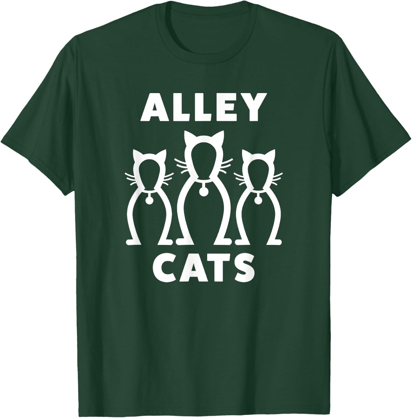 Cute Bowling Shirt For Kids Women & Teens | Alley Cats T-Shirt - T-Shirt | Forest